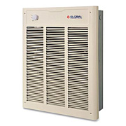 Global Industrial Fan Forced Wall Heater with Enclosed Motor, 4,000 W, 15.75 x 5 x 19.25, White (246743)