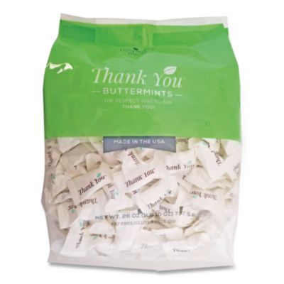 Hospitality Mints Thank You Buttermints Candies, 26 oz Bag (000501)