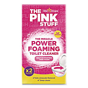 The Pink Stuff Miracle Power Foaming Toilet Cleaner, Fruity Scent, 3.5 oz Packet, 2 Packets/Box (824996)