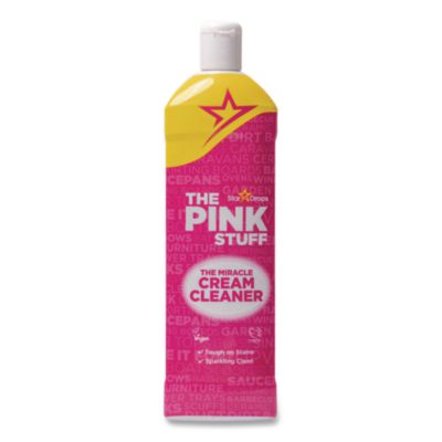 The Pink Stuff Miracle Cream Cleaner, Fruity Scent, 16.9 oz Bottle (823784)