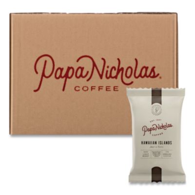 PapaNicholas Coffee Premium Coffee, Hawaiian Islands Blend, 18/Carton (25181)