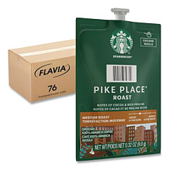 FLAVIA Starbucks Pike Place Roast Coffee Freshpack, 76/Carton (48103)