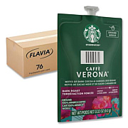 FLAVIA Starbucks Caffe Verona Coffee Freshpack, 76/Carton (48104)
