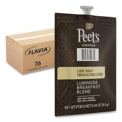 FLAVIA Peet's Coffee Colombia Luminosa, Breakfast Blend, 76/Carton (48037)