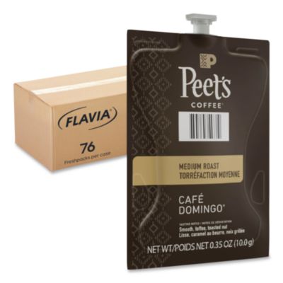 FLAVIA Peet's Coffee Cafe Domingo Freshpack, 76/Carton (48035)