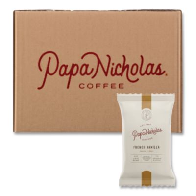 PapaNicholas Coffee Premium Coffee, French Vanilla, 18/Carton (25188)