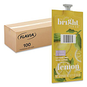 FLAVIA The Bright Tea Co. Lemon Herbal Tea Freshpack, 100/Carton (48022)