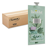 FLAVIA The Bright Tea Co. Peppermint Herbal Tea Freshpack, 100/Carton (48025)