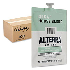 FLAVIA Alterra Decaf House Blend Coffee Freshpack, 100/Carton (48013)