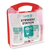 NeutraFlush Emergency Eyewash Station 75 Series, 16 oz Bottle, 2 Bottles/Station, 4 Stations/Carton (AK75EWN)