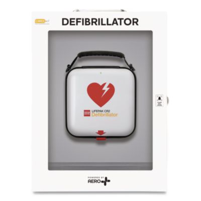 CARDIACT LIFEPAK CR2 Wi-Fi Alarmed Cabinet, Fully Automatic, English/Spanish, Handle (CAP5CR2)