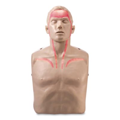 Brayden LED CPR Manikin with Blood Flow Circulation (Red Lights) (IM13R)