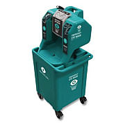 NeutraFlush Gravity Fed Eyewash Station with Drain Cart, 16 gal (NFS2048C)