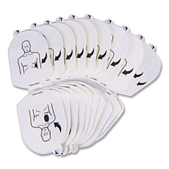 CARDIACT HeartSine AED Trainer Electrodes, 10 Electrodes (TRNACC02)