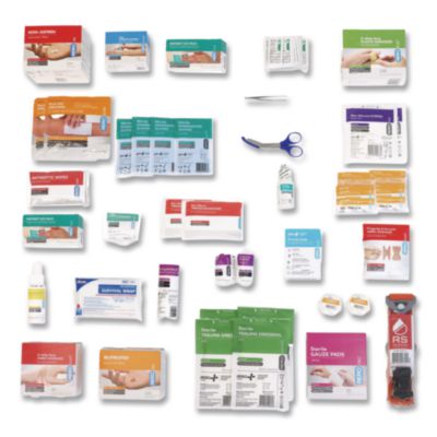 SUREFILL 80 Series Class B 2-Shelf First Aid Cabinet Refill - Meds, 391 Pieces (SF80BMTSF)