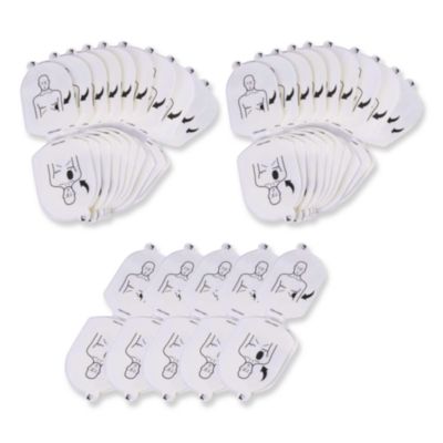 CARDIACT HeartSine AED Trainer Electrodes, 25 Electrodes (TRNACC03)