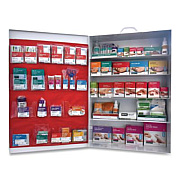 SUREFILL 200 Series Class B 5-Shelf First Aid Cabinet - Meds, 200 Person, 1,183 Pieces, Metal Case (SF200BMT)