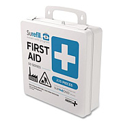 SUREFILL 50 Series ANSI A+ First Aid Kit - Weatherproof Plastic Case, 50 Person, 235 Pieces (SF50AW)
