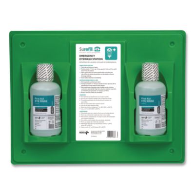NeutraFlush Emergency Eyewash Station, 16 oz Bottle, 2 Bottles/Station (AKEWP16US)