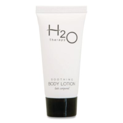 Diversified Hospitality Solutions H2O Therapy Single Use Body Lotion, 0.85 oz Tube, White Tea and Lemongrass Scent, 300/Carton (007071)