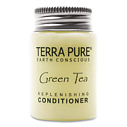 Diversified Hospitality Solutions Terra Pure Conditioner Jam Jar, Green Tea Lemongrass Scent, 1 oz Jar, 300/Carton (007477)