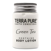 Diversified Hospitality Solutions Terra Pure Body Lotion Jam Jar, 1 oz Jar, Green Tea and Lemongrass Scent, 300/Carton (007484)