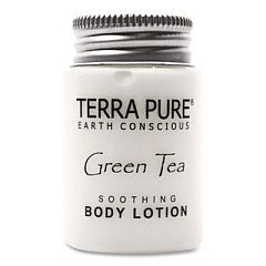 Diversified Hospitality Solutions Terra Pure Body Lotion Jam Jar, 1 oz Jar, Green Tea and Lemongrass Scent, 300/Carton (007484)