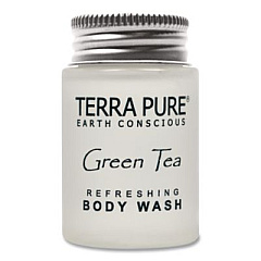 Diversified Hospitality Solutions Terra Pure Body Wash Jam Jar, Green Tea Lemongrass, 1 oz Jar, 300/Carton (007491)