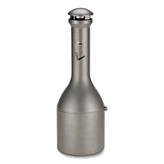 Rubbermaid Commercial Infinity Traditional Smoking Receptacle, 4.1 gal, 13 dia x 39h, Antique Pewter (9W33APE)