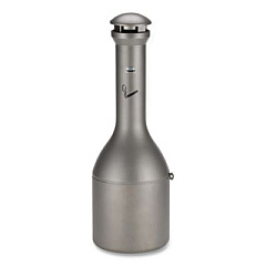 Rubbermaid Commercial Infinity Traditional Smoking Receptacle, 4.1 gal, 13 dia x 39h, Antique Pewter (9W33APE)
