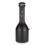 Rubbermaid Commercial Infinity Traditional Smoking Receptacle, 4.1 gal, 13 dia x 39h High, Black (9W33BLA)