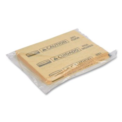 Rubbermaid Commercial Over-The-Spill Pad Tablet, 12 oz, 14 x 16.5, 25/Pack (4253YEL)