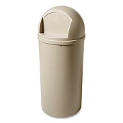 Rubbermaid Commercial Marshal Classic Container, 25 gal, Plastic, Beige (817088BG)