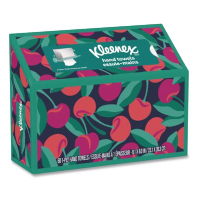 Kleenex Hand Towels in a POP-UP* Box, 1-Ply, 6.8 x 9, White, 60/Box, 6 Boxes/Carton (38586CT)