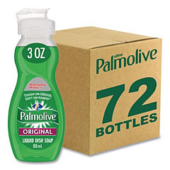Palmolive Dish Soap Liquid, Original Scent, 3 oz Bottle, 72/Carton (01417)
