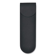 Excello Global Products Silicone Travel Pouch, 3 x 1.3 x 9, Black (SPLSTRVL0006)