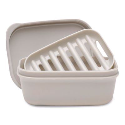 Excello Global Products Travel Soap Box, Light Gray (SPLSTRVL0010)