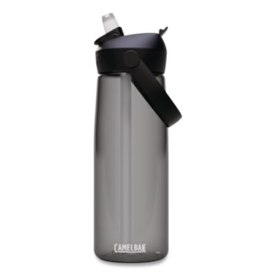CamelBak Thrive FlipStraw Plastic Water Bottle, 25 oz, Charcoal (2853001075)
