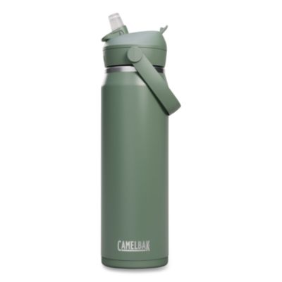 CamelBak Thrive FlipStraw Stainless Steel Vacuum Insulated Water Bottle, 32 oz, Moss (2855303001)