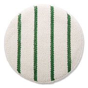 Rubbermaid Commercial Low Profile Scrub-Strip Carpet Bonnet, 19" Diameter, White/Green (P269EA)