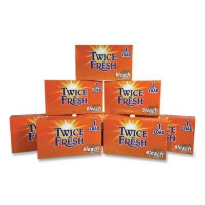 Twice as Fresh Color Safe Powder Bleach Vend Pack, 1 Load Box, 100/Carton (2979697)