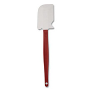 Rubbermaid Commercial High-Heat Cook's Scraper, Plastic, 13.5", Red/White (1963RED)