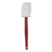 Rubbermaid Commercial High-Heat Cook's Scraper, Plastic, 13.5", Red/White (1963RED)