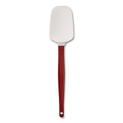 Rubbermaid Commercial High Heat Scraper Spoon, Plastic, 13.5", Red/White (1967RED)
