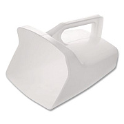 Rubbermaid Commercial Bouncer Bar/Utility Scoop, 64 oz, Plastic, White (2885WHI)