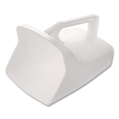Rubbermaid Commercial Bouncer Bar/Utility Scoop, 64 oz, Plastic, White (2885WHI)
