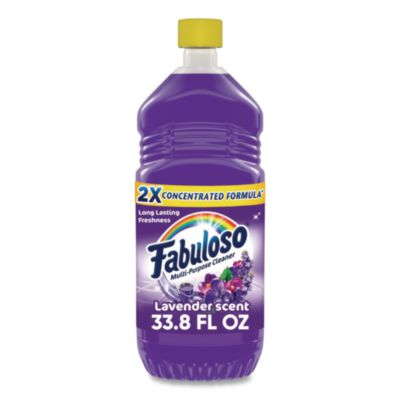 Fabuloso Multi-Use Cleaner, Lavender Scent, 33.8 oz Bottle, 12/Carton (53096)