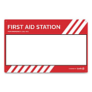 SUREFILL First Aid Station - Empty Backboard, Plastic (SFFAS03R)