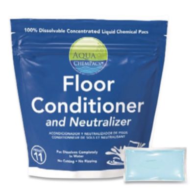 Diversey Aqua ChemPacs Floor Conditioner and Neutralizer, 100 ChemPacs/Carton (9320929)