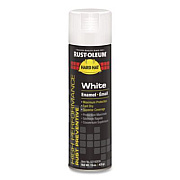 Rust-Oleum Hard Hat High Performance V2100 System Rust Preventive Enamel Spray Paint, Flat White, 15 oz Aerosol Can, 6/Carton (V2192838)